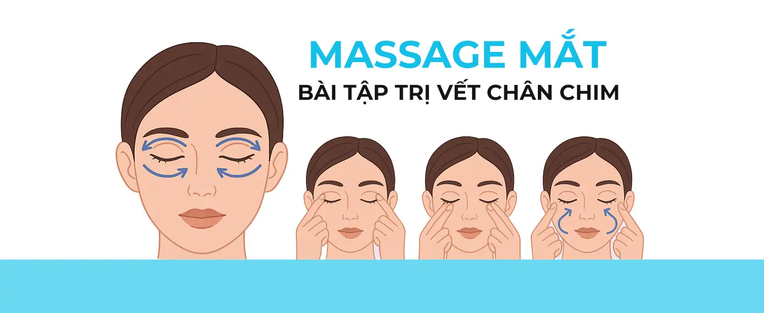 Mát Xa Mắt Đúng Cách Giảm Vết Chân Chim Quanh Mắt Hiệu Quả - Elixir Blanc Serum - Dr.clariv