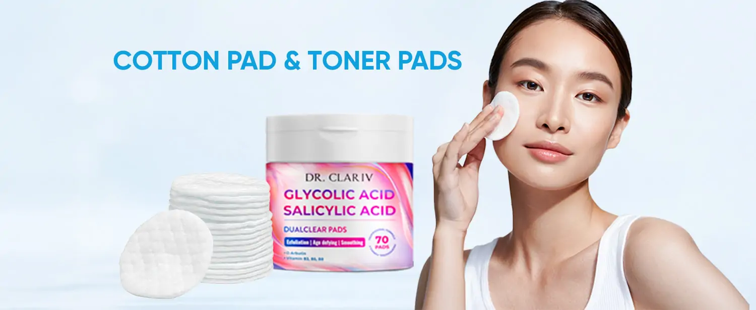Cotton Pad và Toner Pads - DUALCLEAR PADS - DR.CLARIV