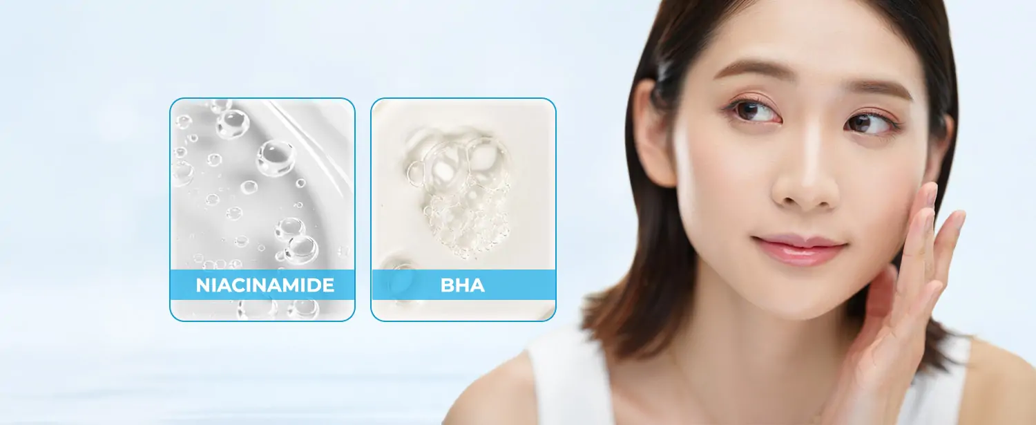 Niacinamide và BHA – Cho Làn Da Sáng Mịn & Khỏe Mạnh Tự Nhiên - DUALCLEAR PADS - DR.CLARIV