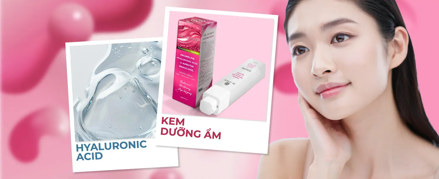 Kem Dưỡng Ẩm – Cấp Nước Cho Da Cổ Khô, Thiếu Sức Sống - Nectra Cream DR.CLARIV