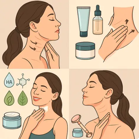 Ngừa Lão Hóa Cổ Với Kem Mềm Da Mỗi Ngày